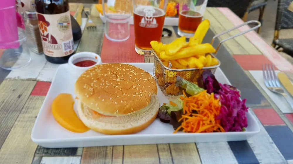 Burger Au Saumon Et Avocat