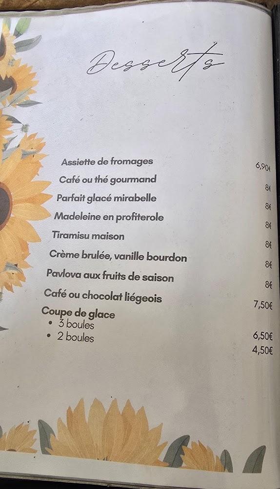 Restaurant du Fer à Cheval - Menu Image 1